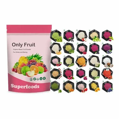 Superalimento misto misto de lio de frutas de frutas liofilizadas em pó